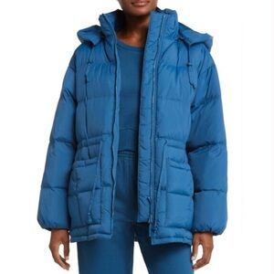 NWT Beyond Yoga Long Sleeve Hooded Puffer Jacket Size M